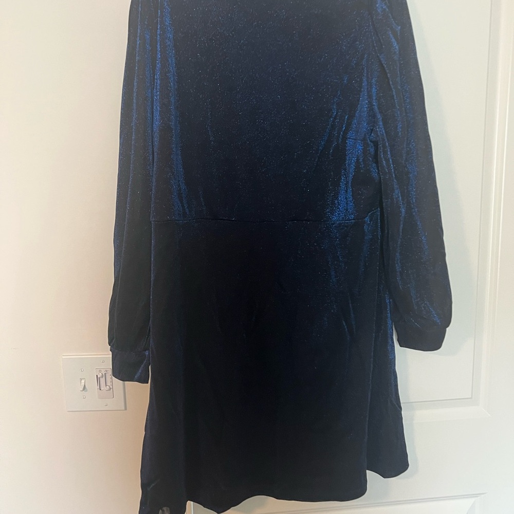 Blue Shimmer Dress